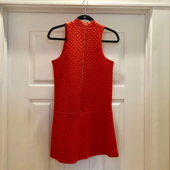 A&F Textured Mock Neck Drop Waist Dress - Picture 6 of 8